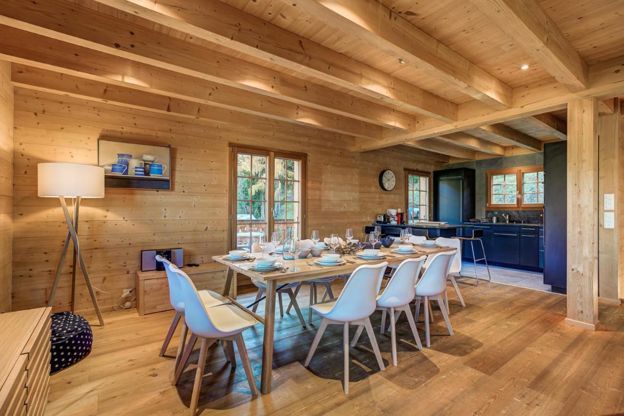 Chalet Le Chapeau ลาซูมาซ ภายนอก รูปภาพ